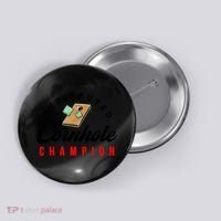 Tournament Win Cornhole Champion Corn Hole Champ Button thumb 0