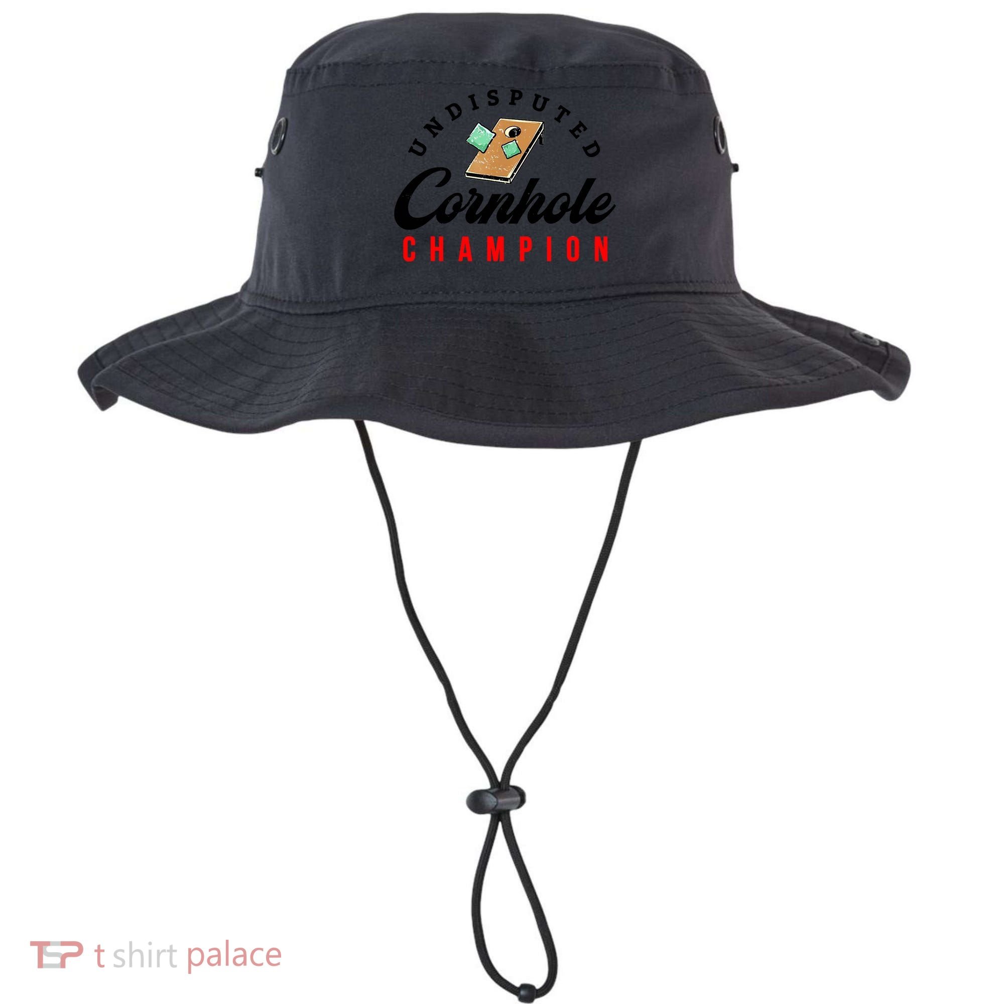 Tournament Win Cornhole Champion Corn Hole Champ Bucket Hat