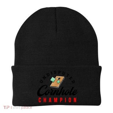 Tournament Win Cornhole Champion Corn Hole Champ Beanie
