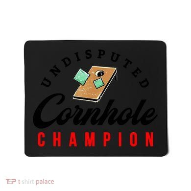 Tournament Win Cornhole Champion Corn Hole Champ Mousepad