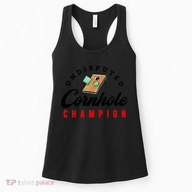 Tournament Win Cornhole Champion Corn Hole Champ Women's Tank Top