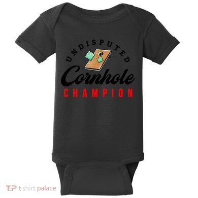 Tournament Win Cornhole Champion Corn Hole Champ Baby Bodysuit
