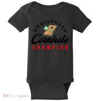 Tournament Win Cornhole Champion Corn Hole Champ Baby Bodysuit thumb 0