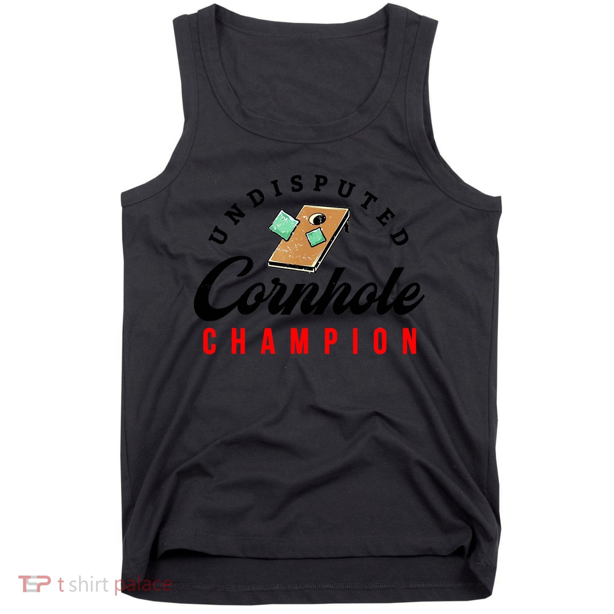 Tournament Win Cornhole Champion Corn Hole Champ Tank Top