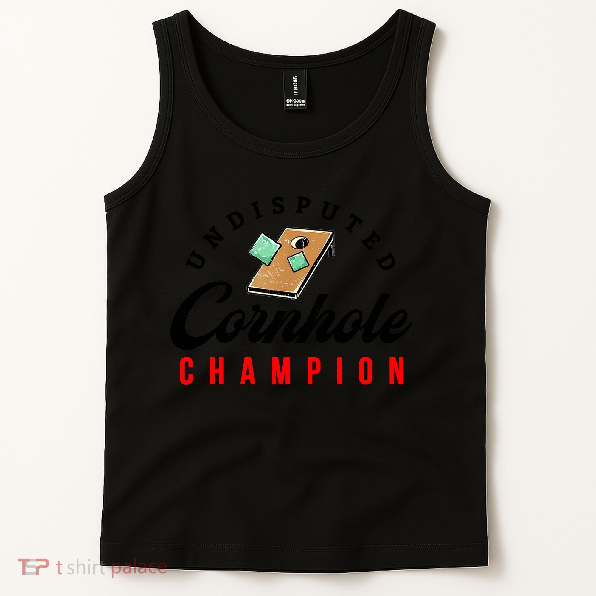 Tournament Win Cornhole Champion Corn Hole Champ Tank Top