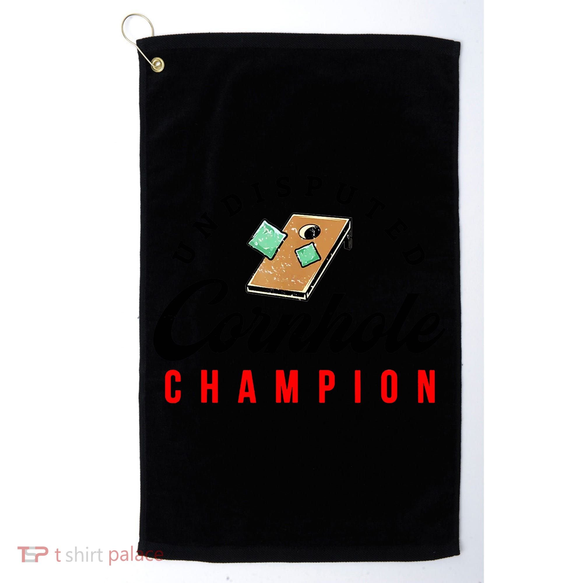 Tournament Win Cornhole Champion Corn Hole Champ Golf Towel