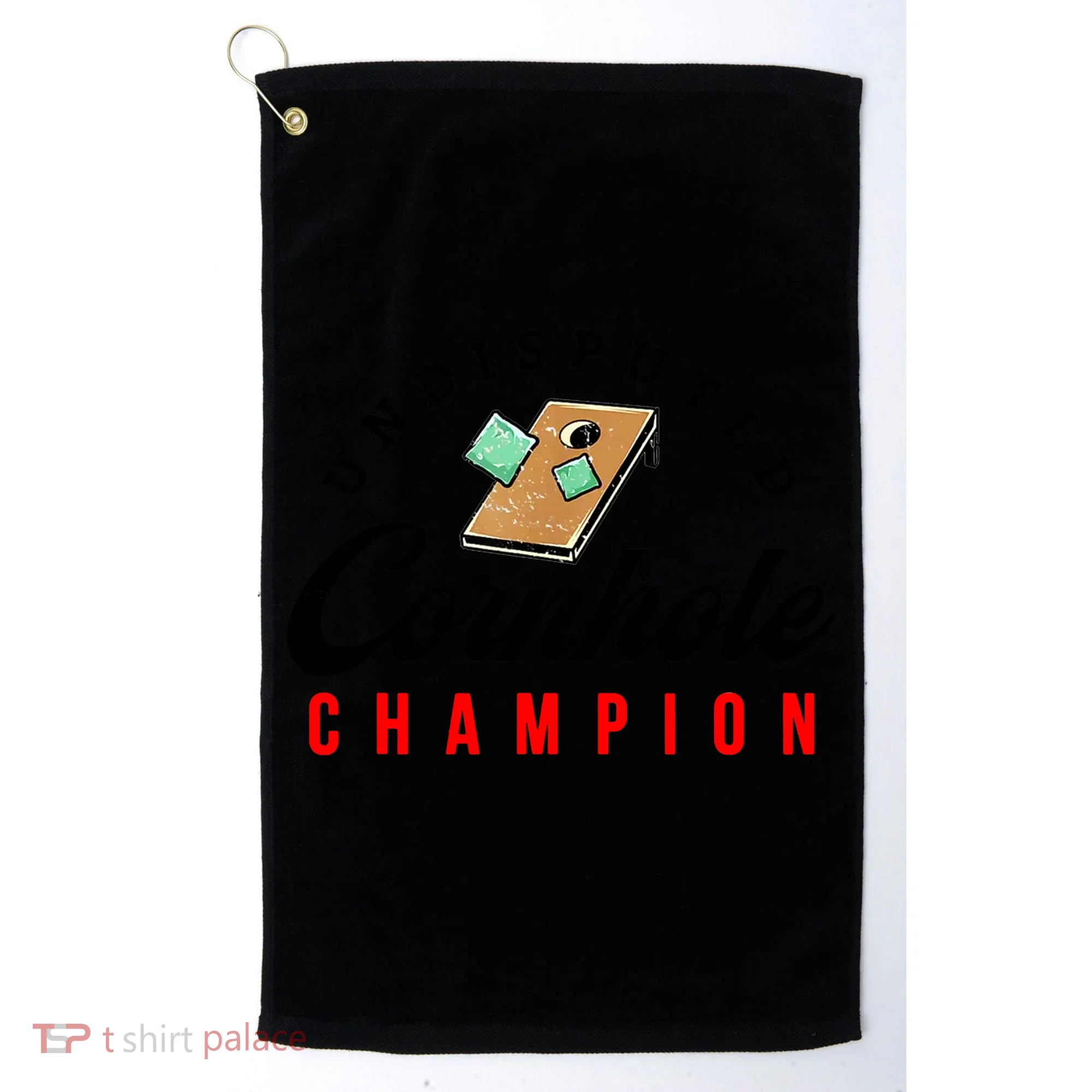 Tournament Win Cornhole Champion Corn Hole Champ Golf Towel