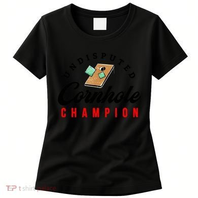 Tournament Win Cornhole Champion Corn Hole Champ Women's T-Shirt