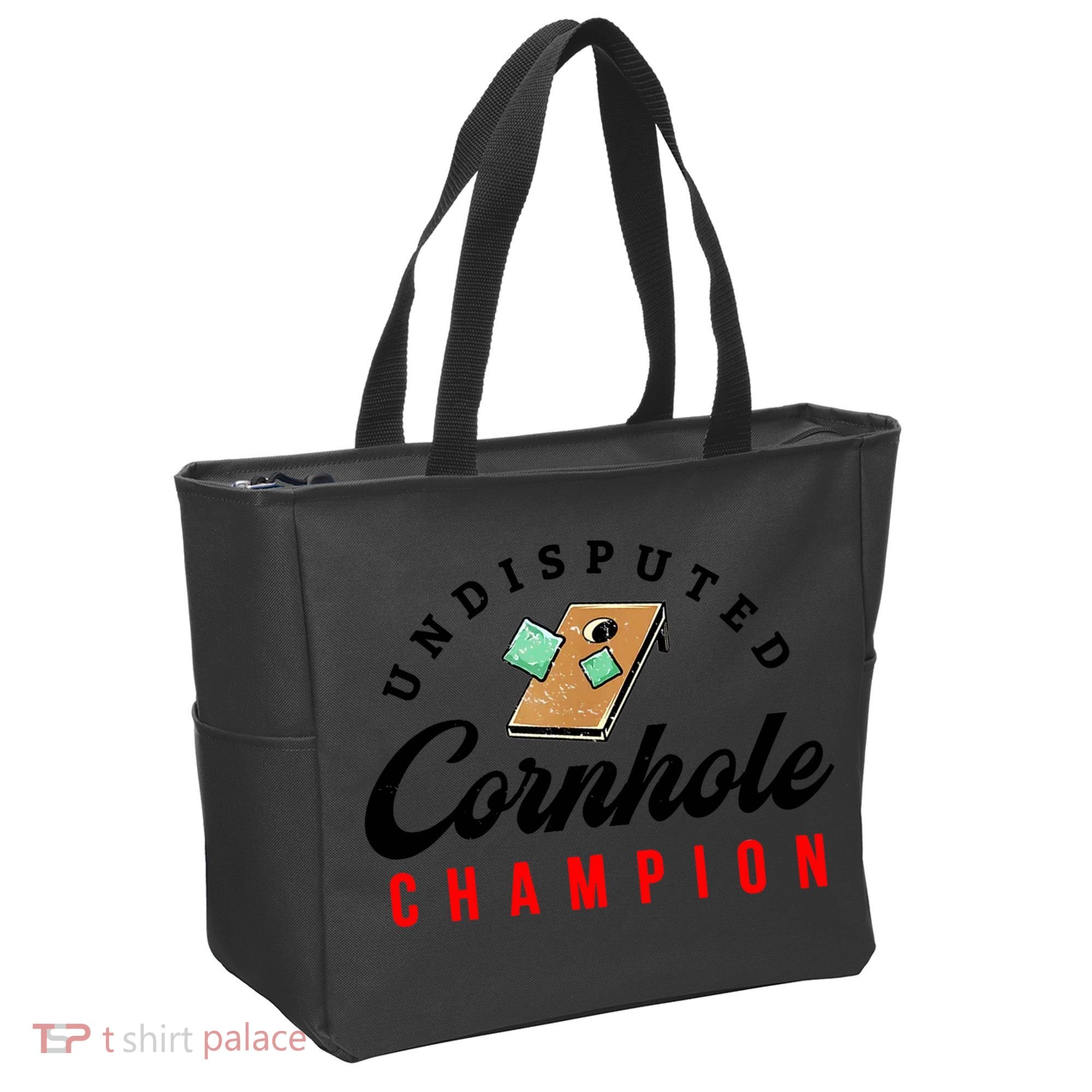 Tournament Win Cornhole Champion Corn Hole Champ Tote Bag