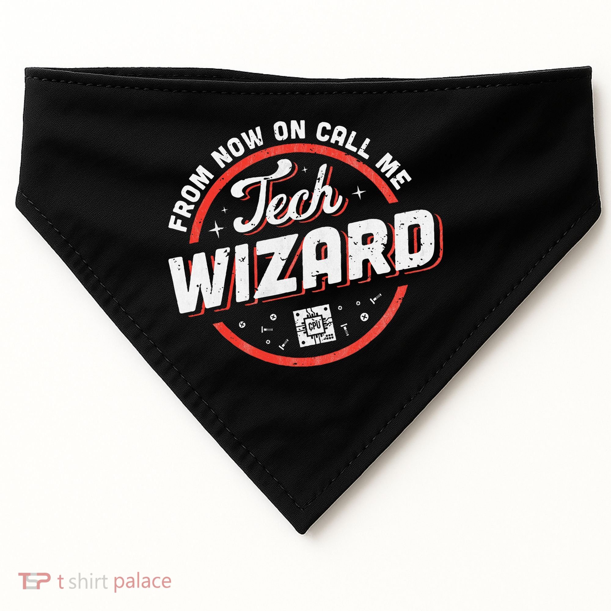 Tech Wizard Computer Repair & It Support USA-Made Doggie Bandana