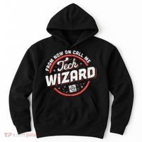 Tech Wizard Computer Repair & It Support Hoodie thumb 0