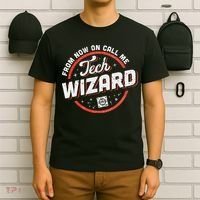 Tech Wizard Computer Repair & It Support T-Shirt thumb 6