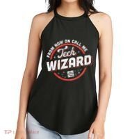 Tech Wizard Computer Repair & It Support Women's Perfect Tri Rocker Tank thumb 2
