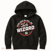 Tech Wizard Computer Repair & It Support Kids Hoodie thumb 0