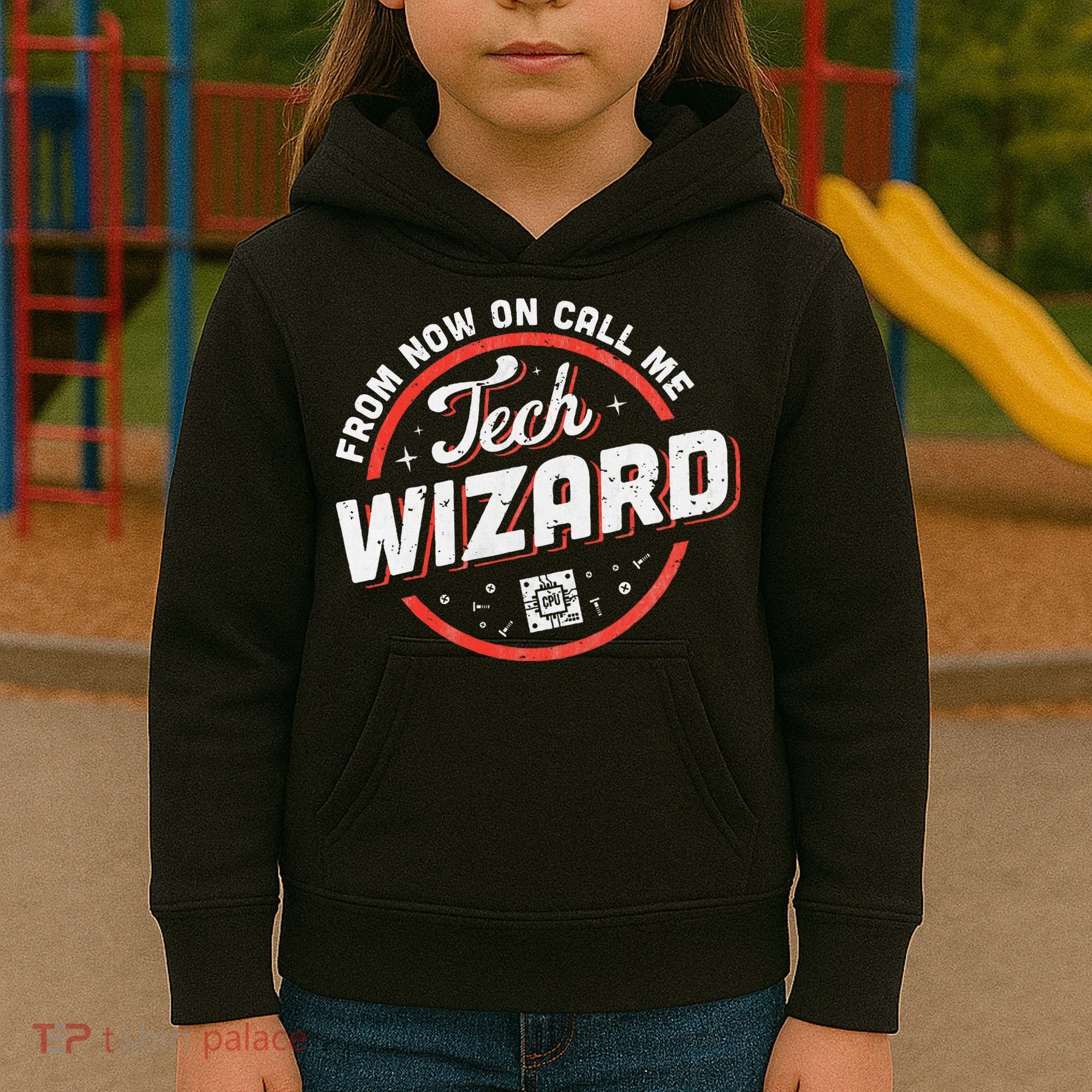 Tech Wizard Computer Repair & It Support Kids Hoodie