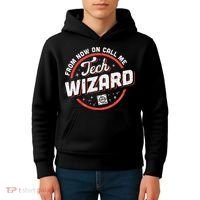 Tech Wizard Computer Repair & It Support Kids Hoodie thumb 4
