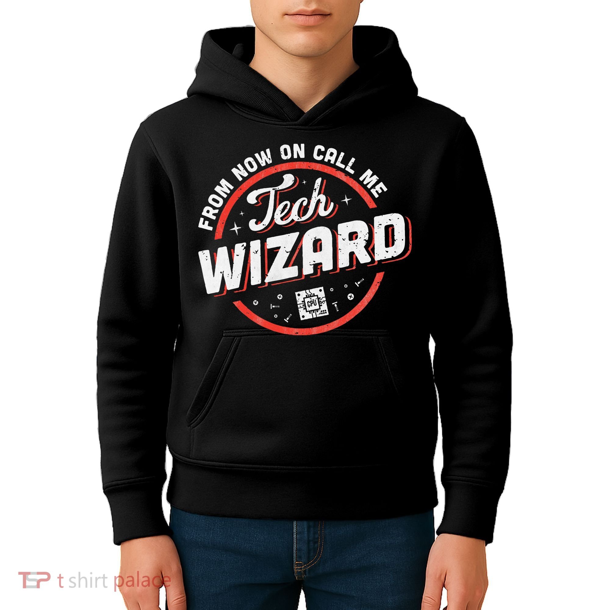 Tech Wizard Computer Repair & It Support Kids Hoodie