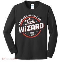 Tech Wizard Computer Repair & It Support Kids Long Sleeve Shirt thumb 0