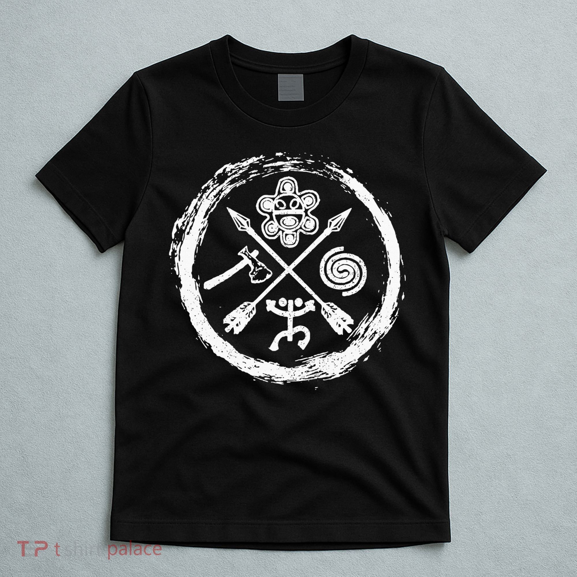 Taino Warrior Coqui Sun Puerto Rico Taina Boricua Boriken T-Shirt