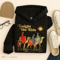 Tonight We Christmas Ride With Camel Ride Christian Hoodie thumb 4