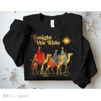 Tonight We Christmas Ride With Camel Ride Christian Sweatshirt thumb 2