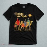 Tonight We Christmas Ride With Camel Ride Christian T-Shirt thumb 5