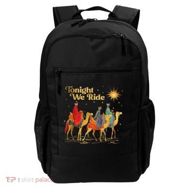 Tonight We Christmas Ride With Camel Ride Christian Backpack