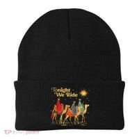 Tonight We Christmas Ride With Camel Ride Christian Beanie thumb 0