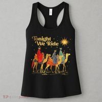Tonight We Christmas Ride With Camel Ride Christian Women's Tank Top thumb 3