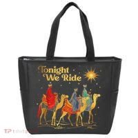 Tonight We Christmas Ride With Camel Ride Christian Tote Bag thumb 0