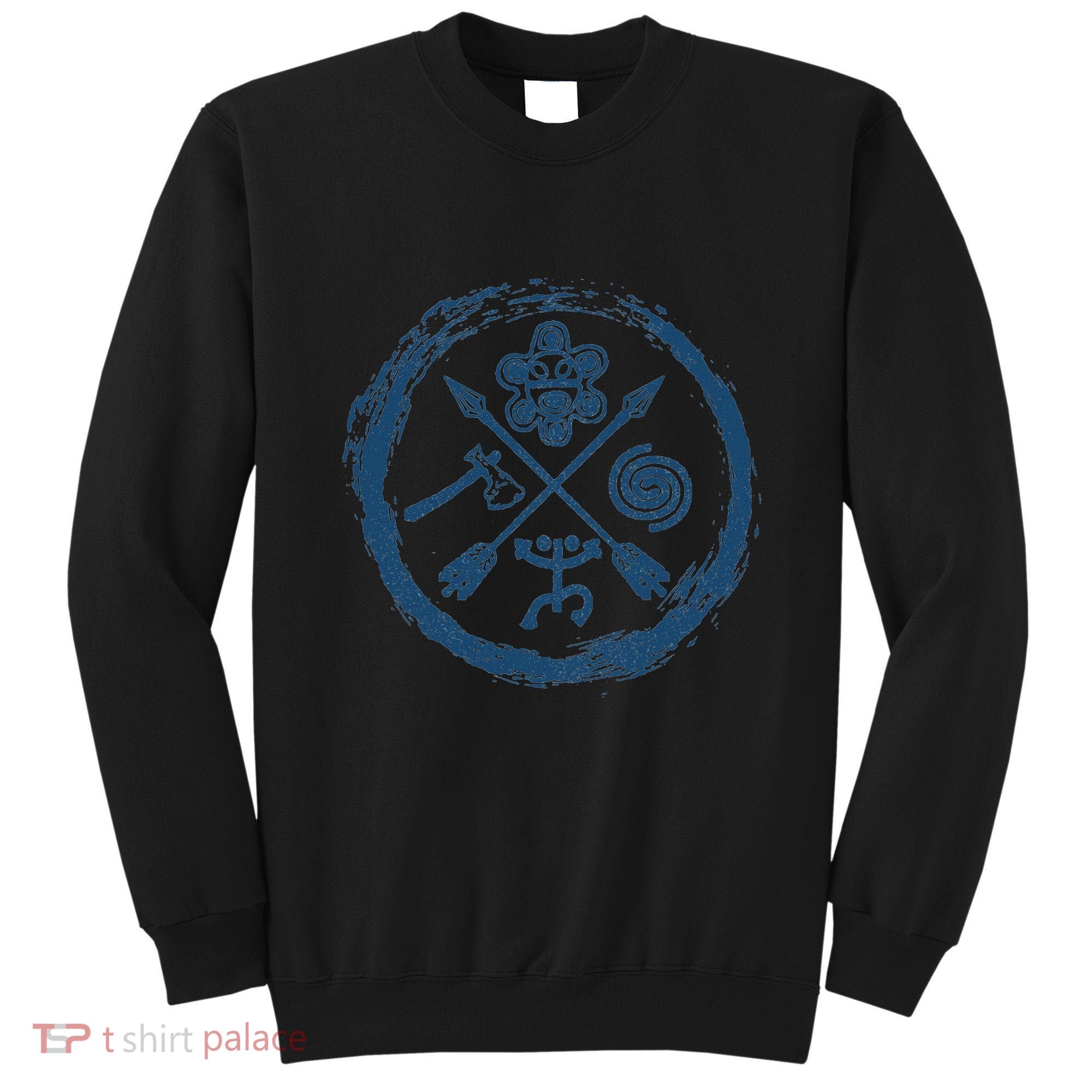 Taino Warrior Coqui Sun Puerto Rico Taina Boricua Boriken Sweatshirt