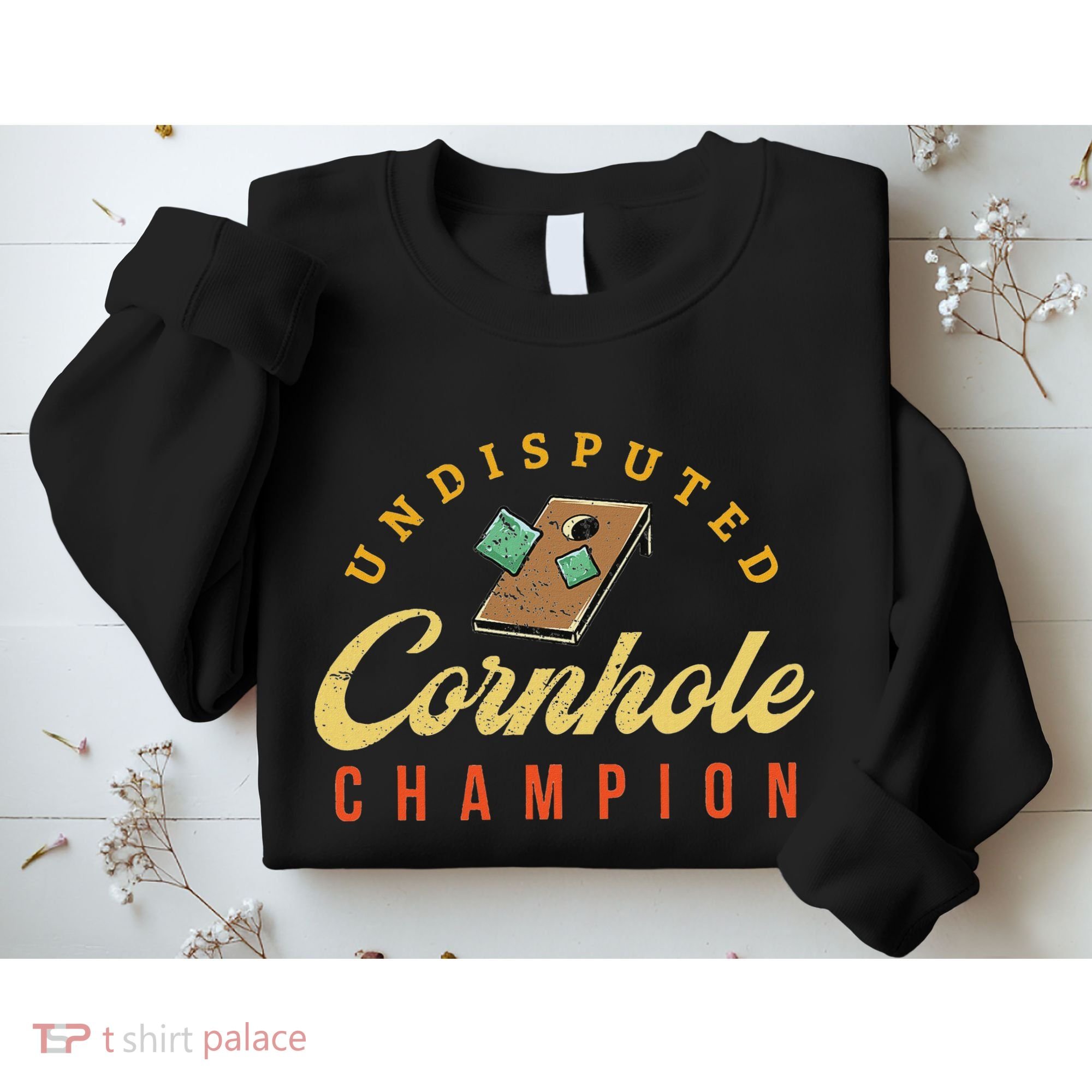 Tournament Win Cornhole Champion Corn Hole Champ Toss Game Sweatshirt