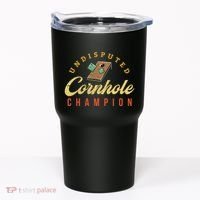 Tournament Win Cornhole Champion Corn Hole Champ Toss Game Tumbler thumb 0