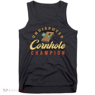 Tournament Win Cornhole Champion Corn Hole Champ Toss Game Tank Top
