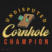 Tournament Win Cornhole Champion Corn Hole Champ Toss Game Kids T-Shirt thumb 4