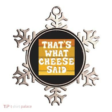 ThatS What Cheese Said Retro Wisconsin Cheese Pun Great Gift Ornament