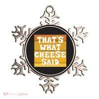 ThatS What Cheese Said Retro Wisconsin Cheese Pun Great Gift Ornament thumb 0