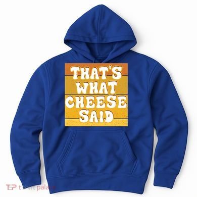 ThatS What Cheese Said Retro Wisconsin Cheese Pun Great Gift Hoodie