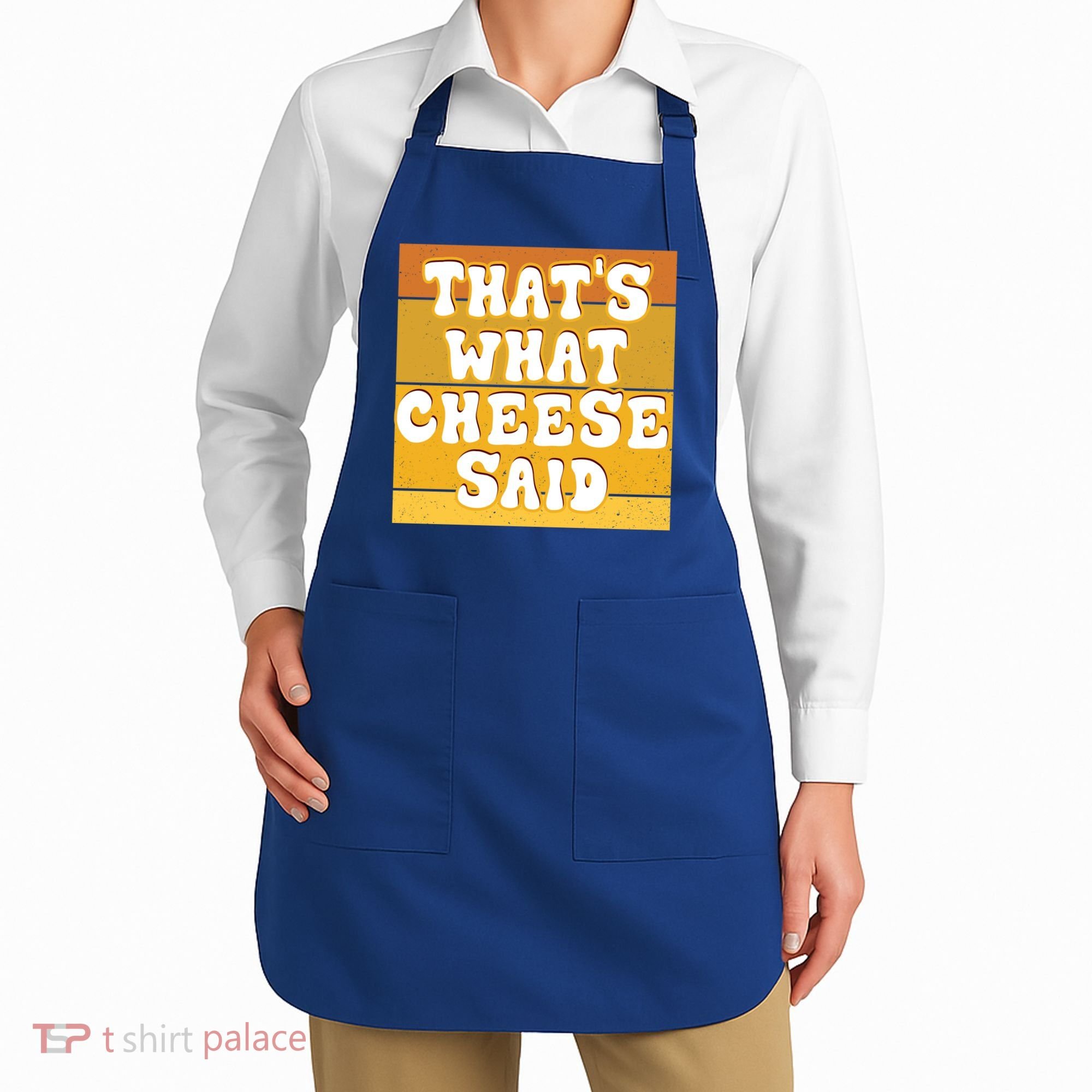 ThatS What Cheese Said Retro Wisconsin Cheese Pun Great Gift Apron