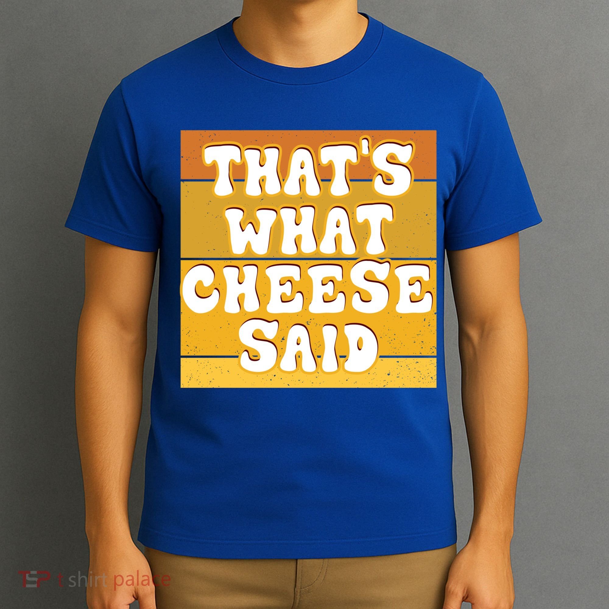 ThatS What Cheese Said Retro Wisconsin Cheese Pun Great Gift T-Shirt