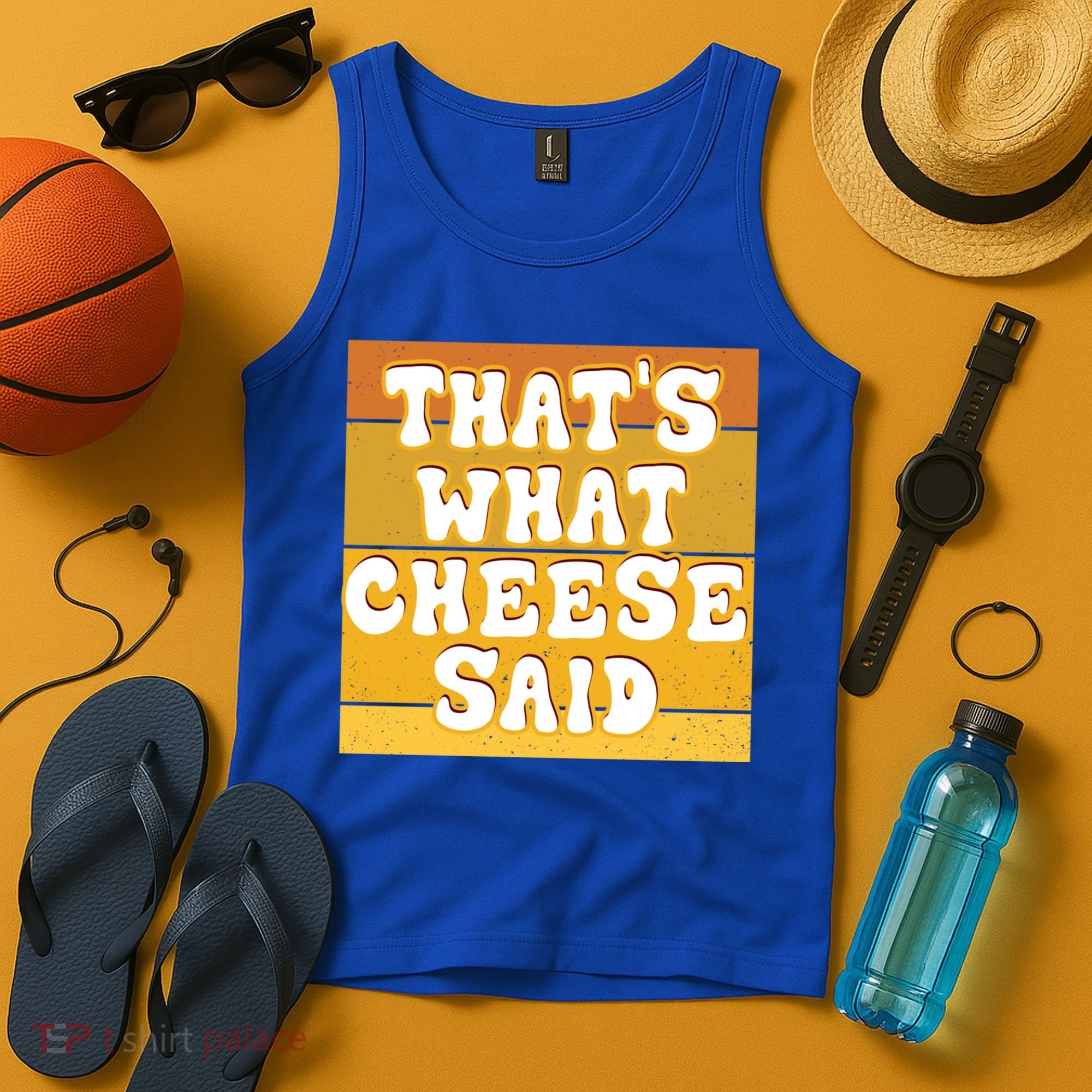 ThatS What Cheese Said Retro Wisconsin Cheese Pun Great Gift Tank Top
