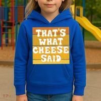 ThatS What Cheese Said Retro Wisconsin Cheese Pun Great Gift Kids Hoodie thumb 3
