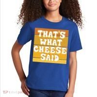 ThatS What Cheese Said Retro Wisconsin Cheese Pun Great Gift Kids T-Shirt thumb 2