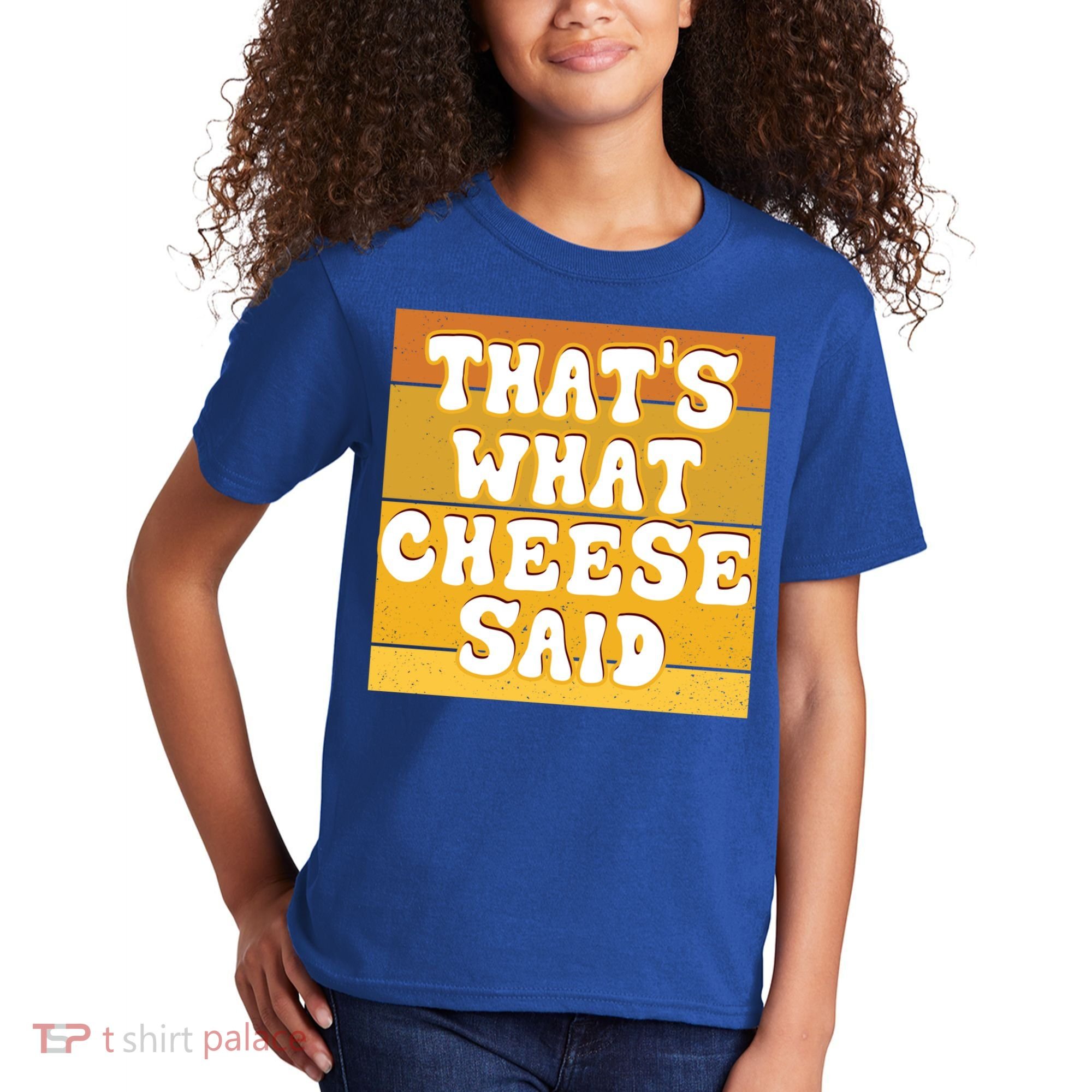 ThatS What Cheese Said Retro Wisconsin Cheese Pun Great Gift Kids T-Shirt