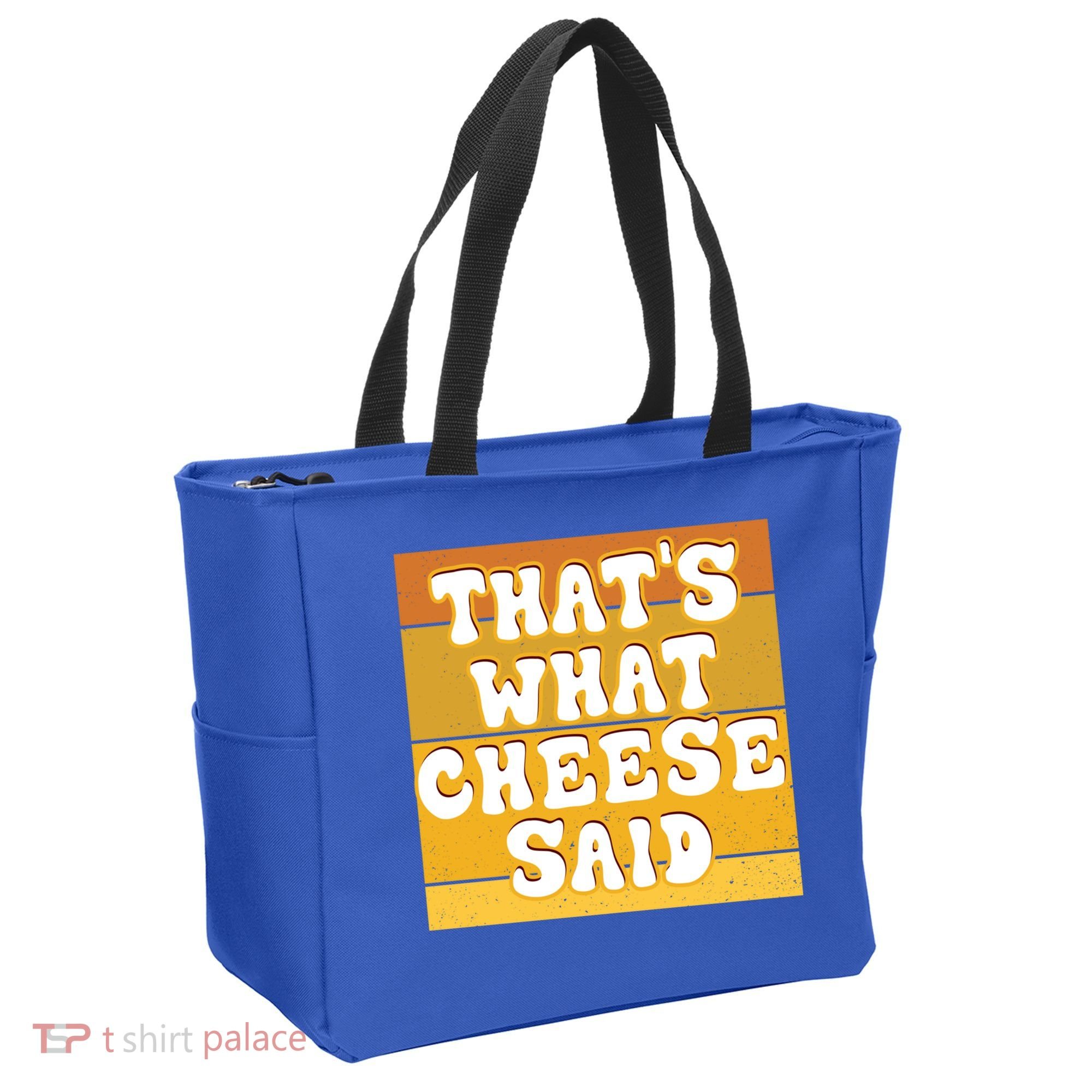 ThatS What Cheese Said Retro Wisconsin Cheese Pun Great Gift Tote Bag