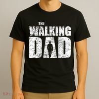 The Walking Dad Father Gifts Man Dead Retro Vintage Fun T-Shirt thumb 3