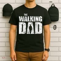 The Walking Dad Father Gifts Man Dead Retro Vintage Fun T-Shirt thumb 6