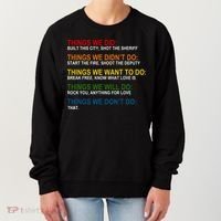 Things We Did Didn't Want Will Won't Do Women's Sweatshirt thumb 0