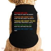 Things We Did Didn't Want Will Won't Do Doggie Tank thumb 0
