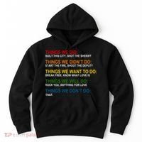 Things We Did Didn't Want Will Won't Do Hoodie thumb 0
